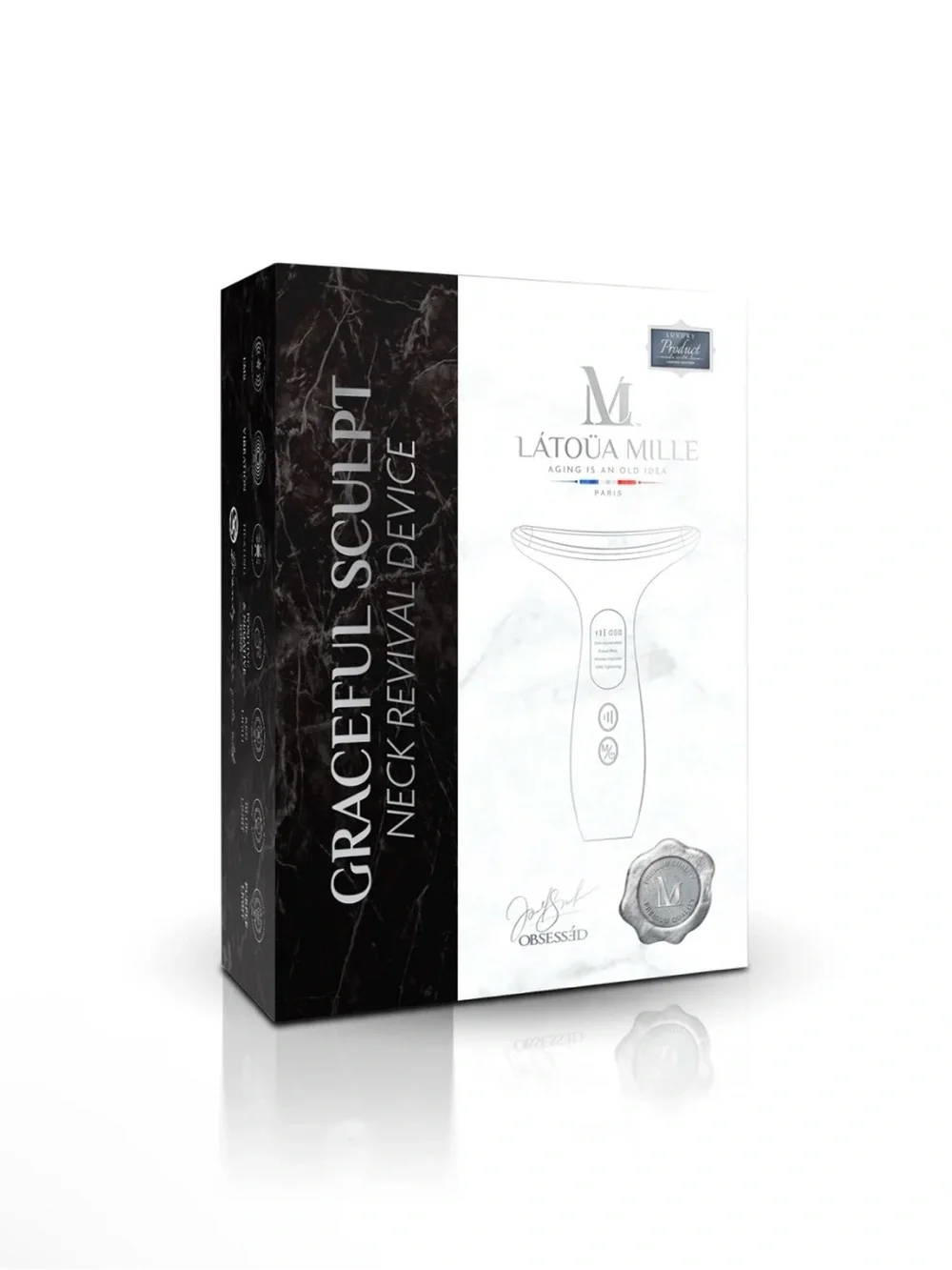 Graceful Sculpt Neck Treatment Device — Silver